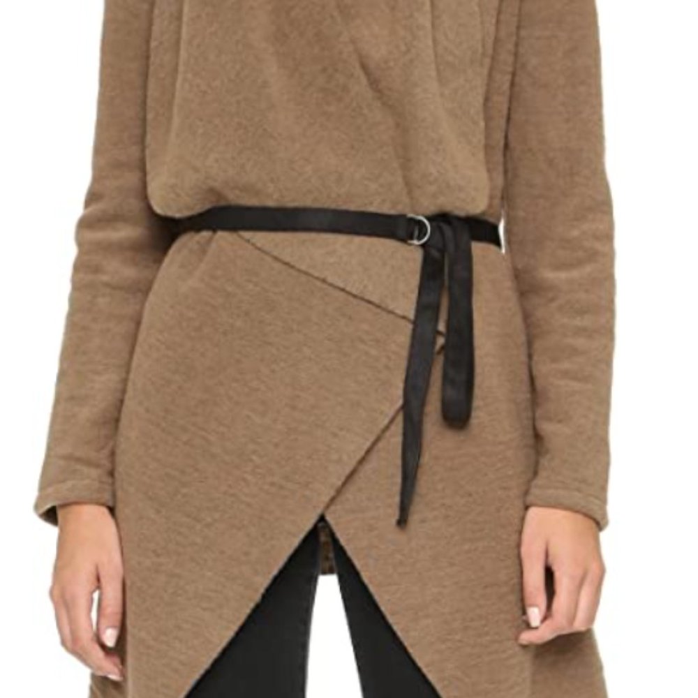 BB Dakota Nico Boiled Wool Wrap Jacket